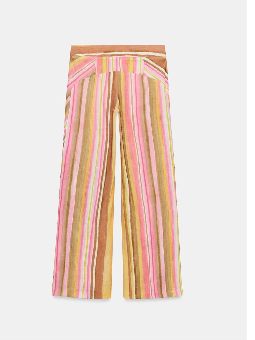 VIRAL NEW ZARA HIGH WAIST STRIPED PANTS SIZE XS  🚨NO DISCOUNT
